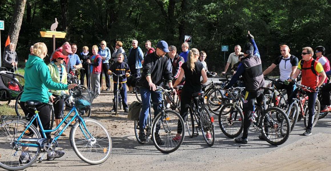 Zamiast 4, kółka 2. Rajd i marsz w turkowskich lasach